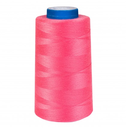 Швейные нитки полиэстер 40/2 5000 ярд цв.ярко-розовый Strong уп.1 шт