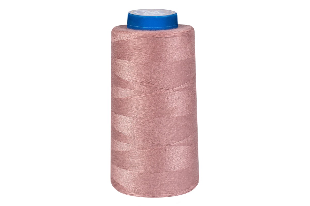 Швейные нитки полиэстер 50/2 5000 ярд цв.грязно-розовый Strong уп.1 шт